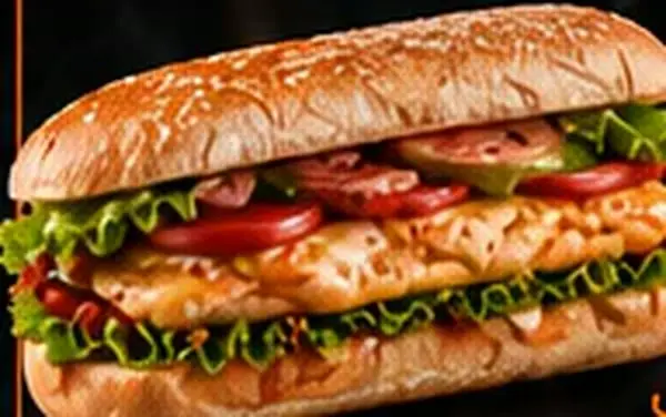 Zee Peri Peri Chicken — Grilled chicken, Peri peri sauce, Lettuce, Tomato, Pickles, Ciabatta bread